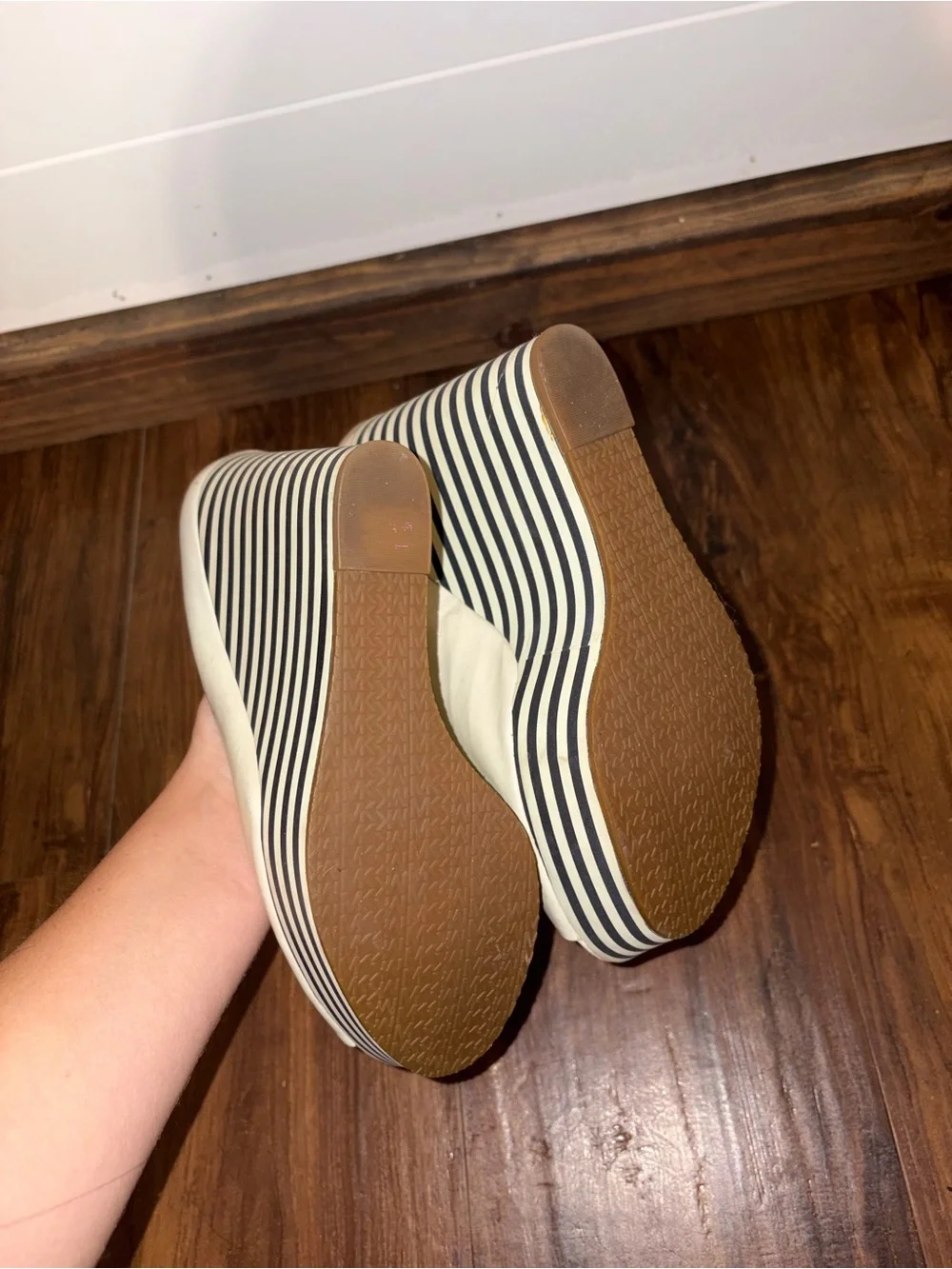 Michael Kors Adalia Patent Peep Toe Platform Wedges